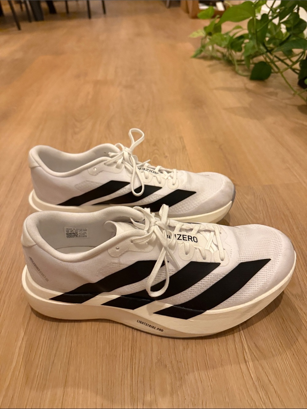 adidas White and Black Women’s Athletic Running Shoes